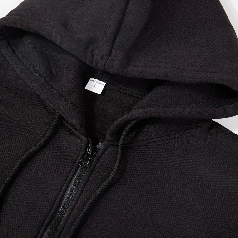 Set Donna Due Pezzi Hoodie con Zip – Stampa Lake Como Italy Fleece Oversize Invernale