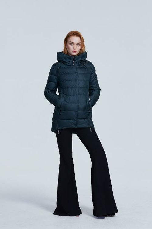 Parka Donna con Cappuccio – Giubbotto Invernale Caldo e Casual