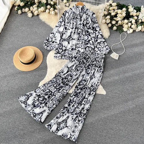 Completo Donna Due Pezzi – Maglia e Pantaloni Coordinati