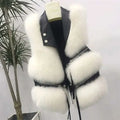Gilet Corto in Pelliccia Sintetica – Stile Coreano