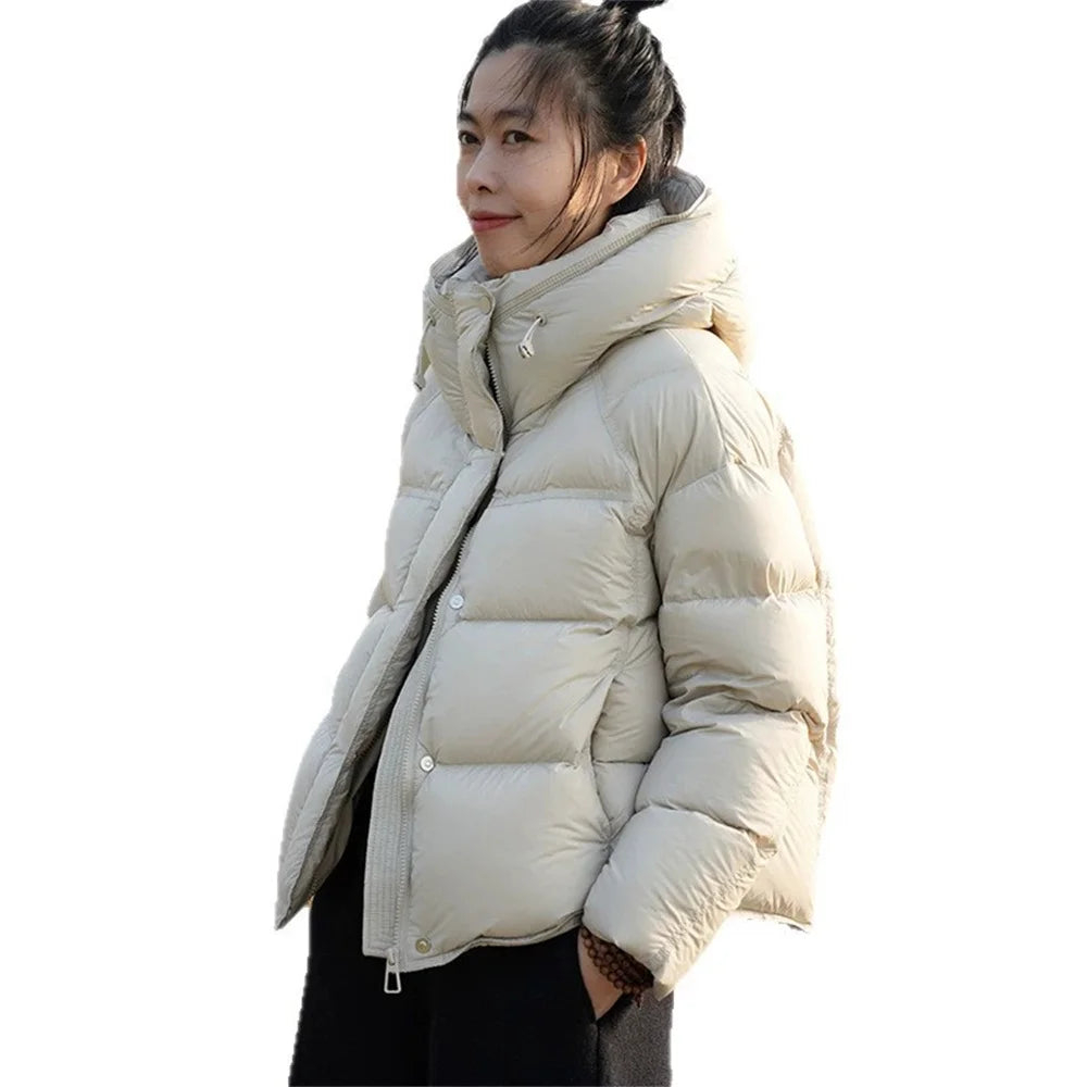 Parka Invernale con Cappuccio – Imbottito Caldo