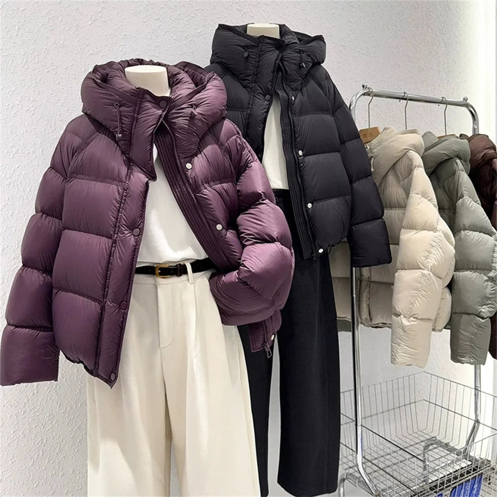 Parka Invernale con Cappuccio – Imbottito Caldo
