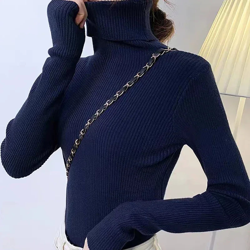 Maglione Collo Alto Donna in Cashmere – Pullover Morbido