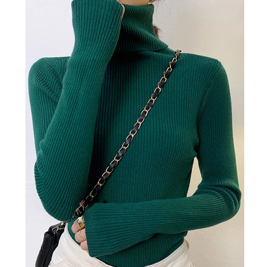 Maglione Collo Alto Donna in Cashmere – Pullover Morbido