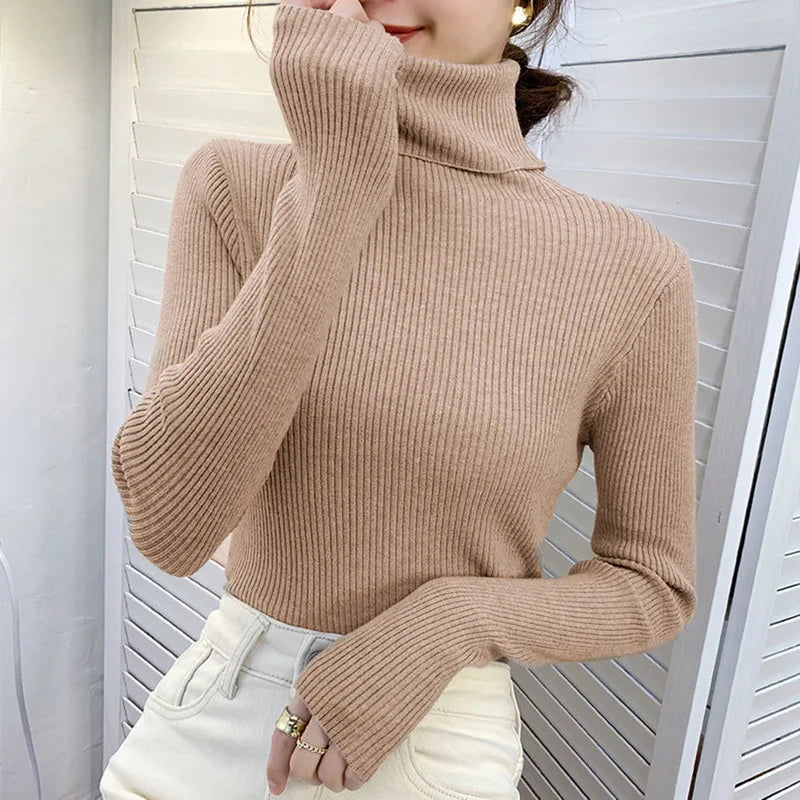 Maglione Collo Alto Donna in Cashmere – Pullover Morbido