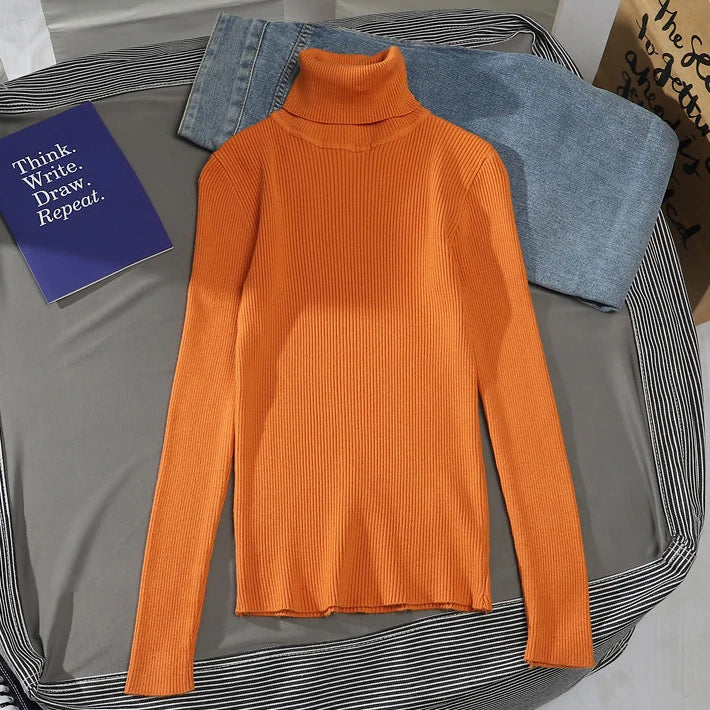 Maglione Collo Alto Donna in Cashmere – Pullover Morbido