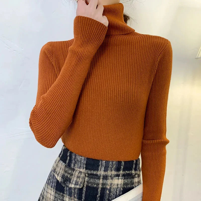 Maglione Collo Alto Donna in Cashmere – Pullover Morbido