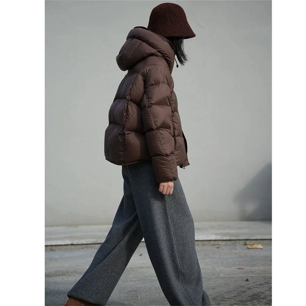 Parka Invernale con Cappuccio – Imbottito Caldo