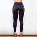 Shascullfites Leggings push up Sport Leggings per il sollevamento del sedere a vita alta neri elasticizzati in quattro direzioni Abbigliamento donna taglie forti