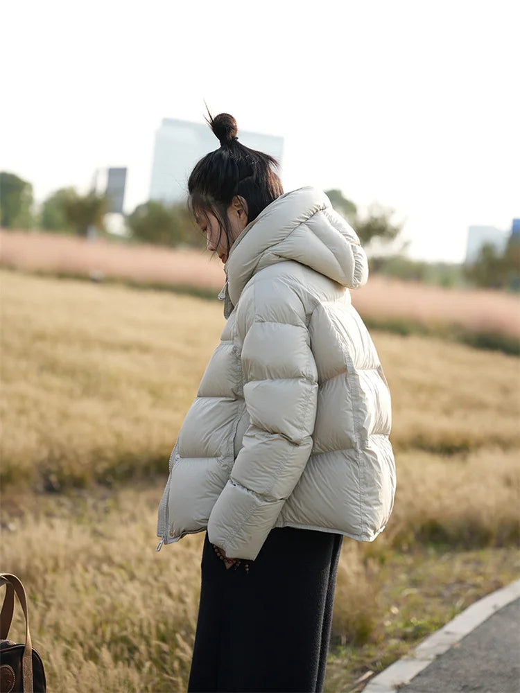 Parka Invernale con Cappuccio – Imbottito Caldo