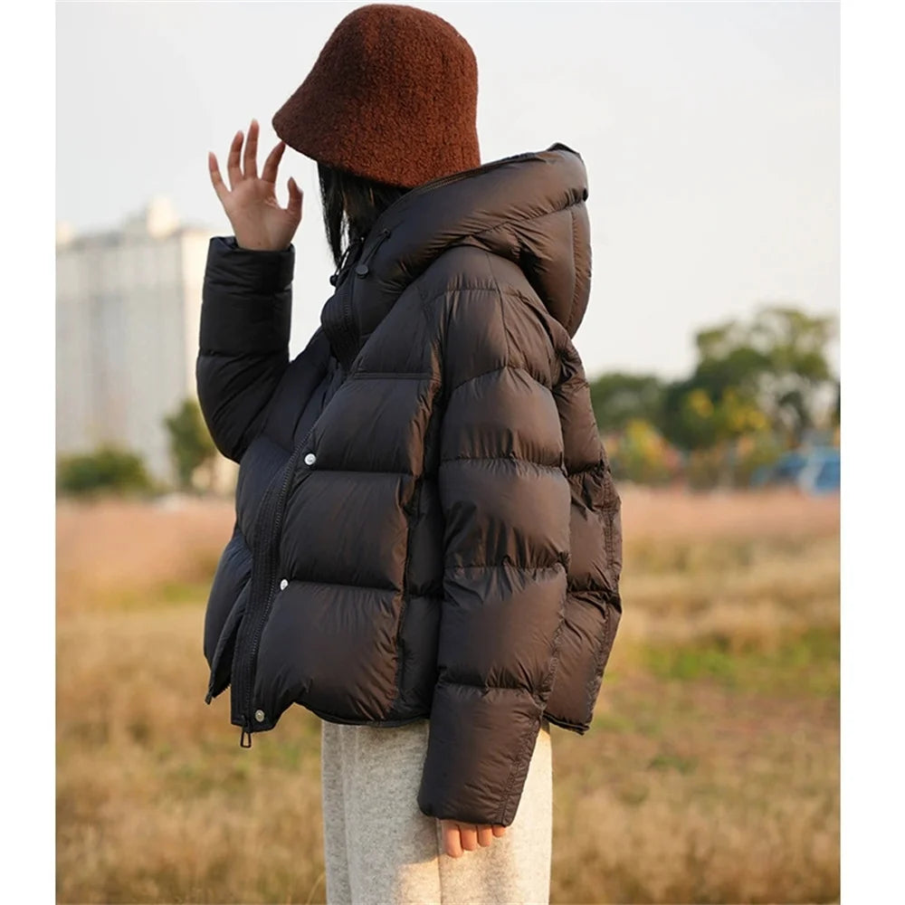 Parka Invernale con Cappuccio – Imbottito Caldo
