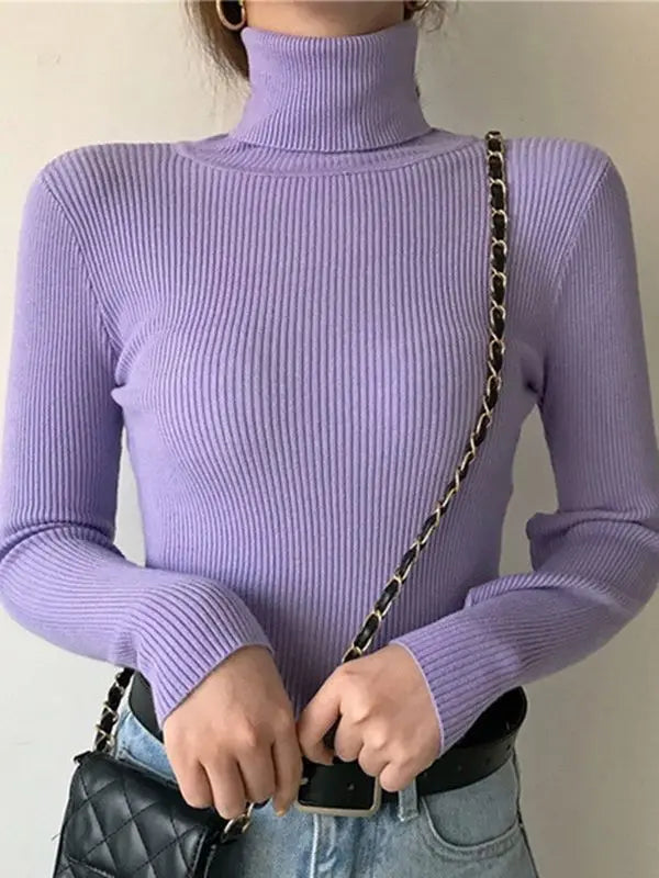 Maglione Collo Alto Donna in Cashmere – Pullover Morbido