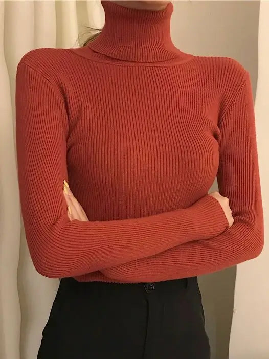 Maglione Collo Alto Donna in Cashmere – Pullover Morbido