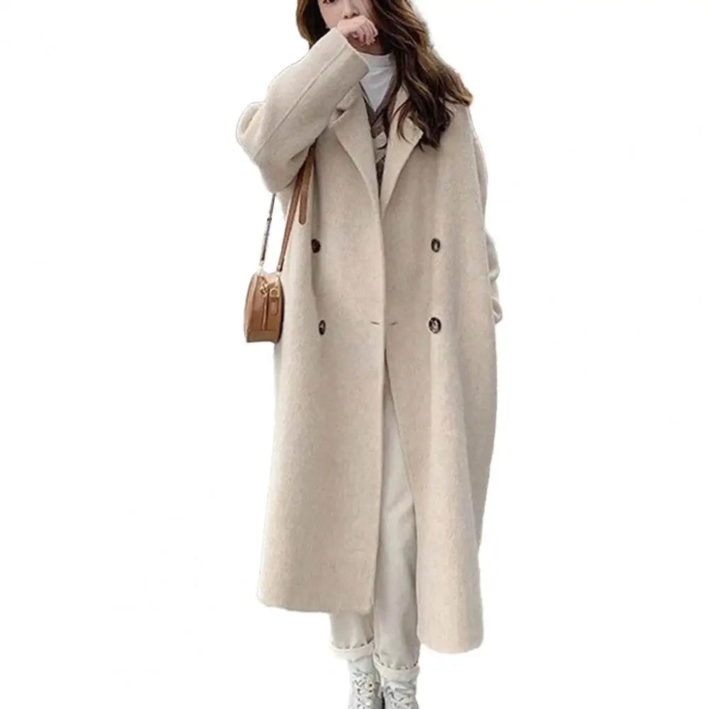Trench Doppiopetto Donna – Cappotto Lungo Invernale Elegante