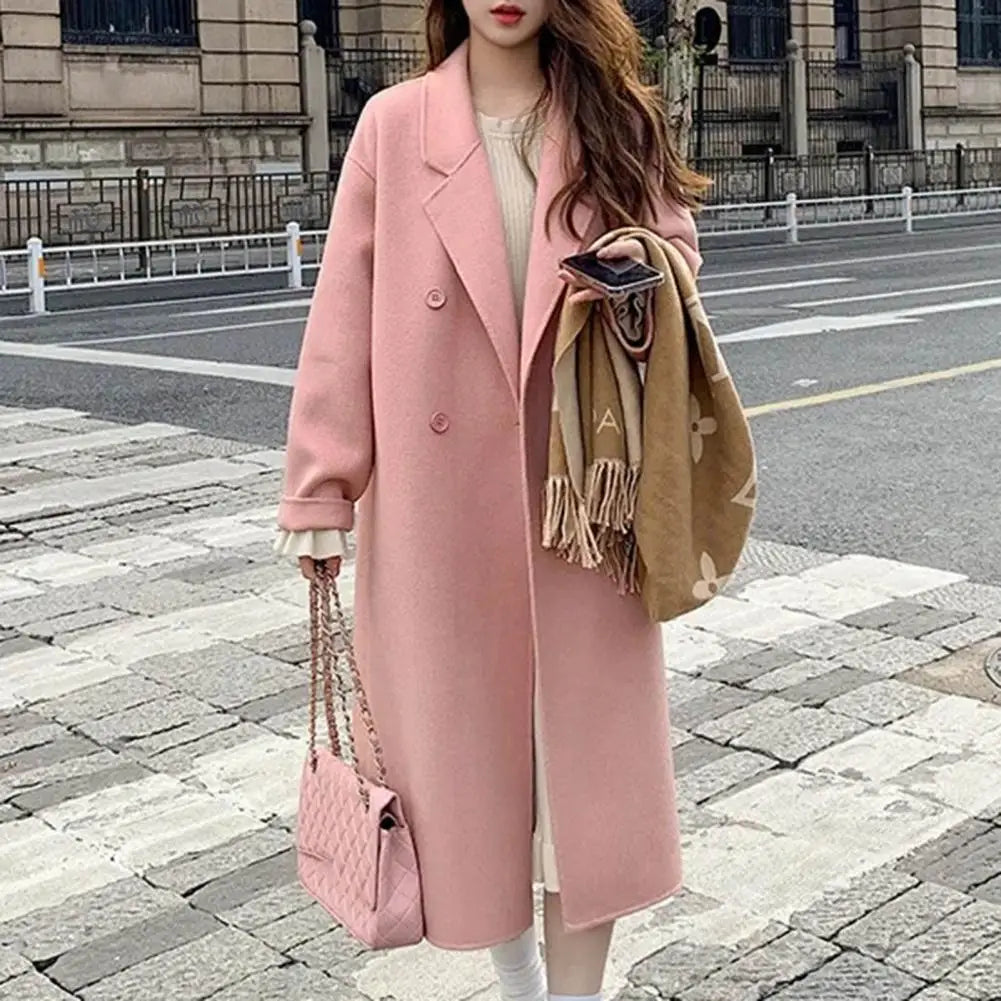 Trench Doppiopetto Donna – Cappotto Lungo Invernale Elegante