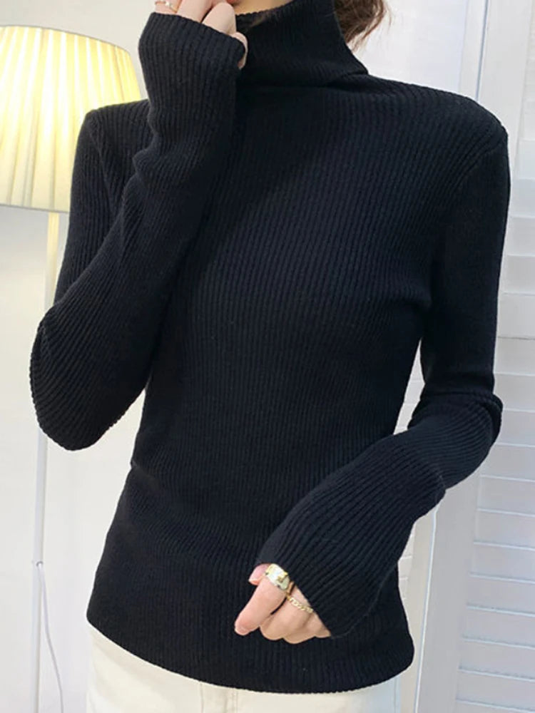 Maglione Collo Alto Donna in Cashmere – Pullover Morbido