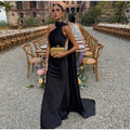 Abito Donna Elegante in Raso – Halter Backless Senza Maniche Party Estate 2026 - Veyla