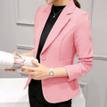Blazer Donna Rosso Slim Fit – Giacca Elegante con Tasche per Ufficio 2025 - Veyla