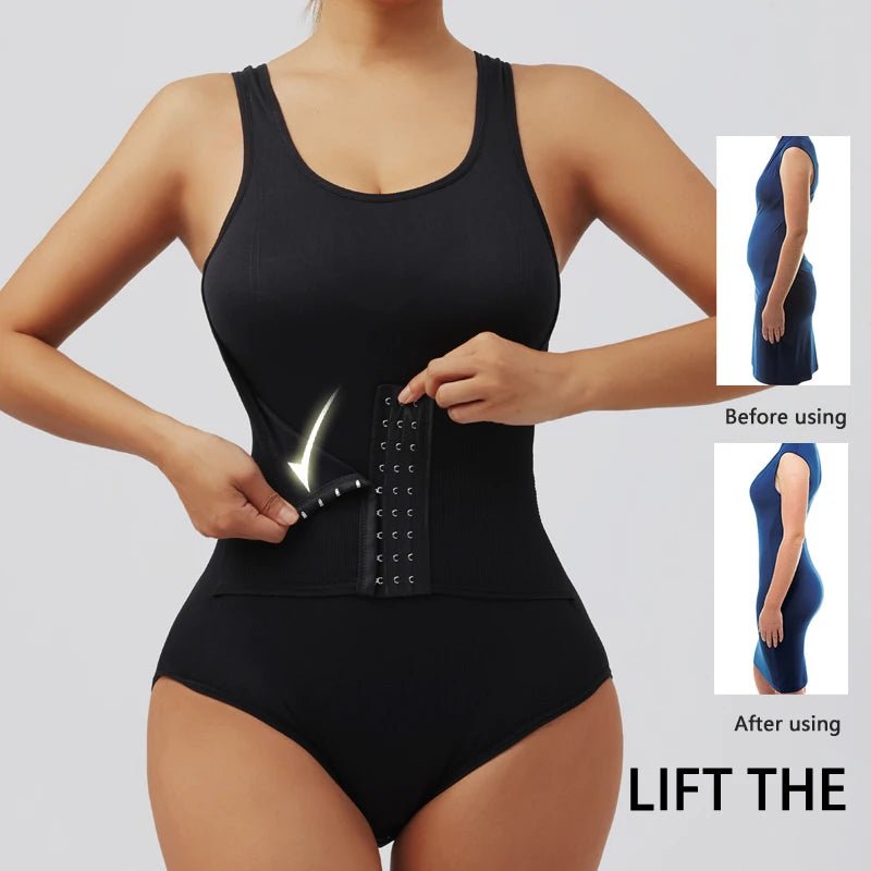 Body Shapewear Donna con Cerniera – Guaina Modellante Vita e Pancia Controllo - Veyla
