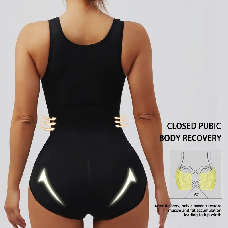 Body Shapewear Donna con Cerniera – Guaina Modellante Vita e Pancia Controllo - Veyla