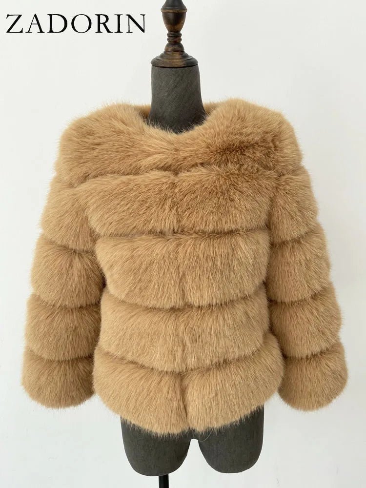 Cappotto in Pelliccia Sintetica Donna – Fluffy Elegante Invernale - Veyla