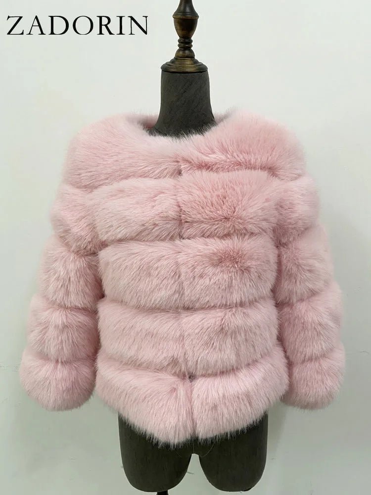 Cappotto in Pelliccia Sintetica Donna – Fluffy Elegante Invernale - Veyla