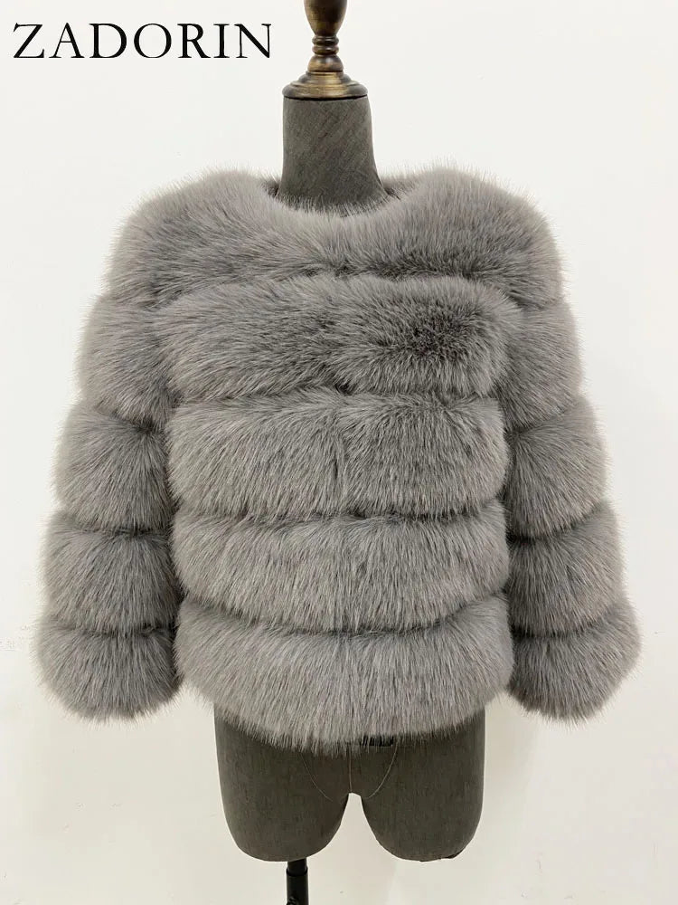 Cappotto in Pelliccia Sintetica Donna – Fluffy Elegante Invernale - Veyla