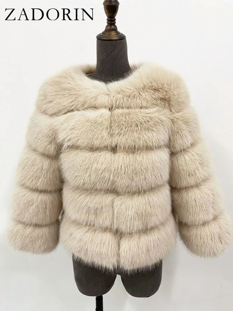Cappotto in Pelliccia Sintetica Donna – Fluffy Elegante Invernale - Veyla