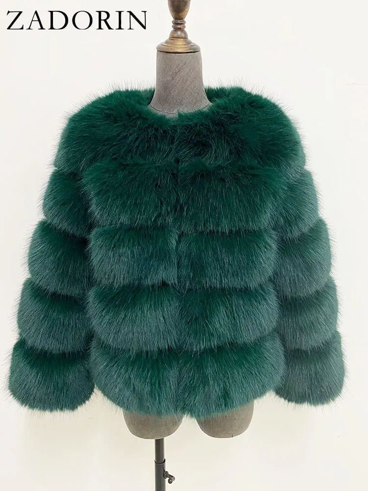 Cappotto in Pelliccia Sintetica Donna – Fluffy Elegante Invernale - Veyla