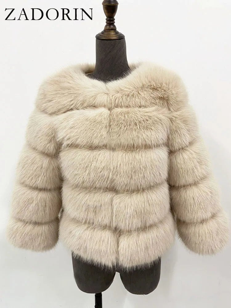 Cappotto in Pelliccia Sintetica Donna – Fluffy Elegante Invernale - Veyla