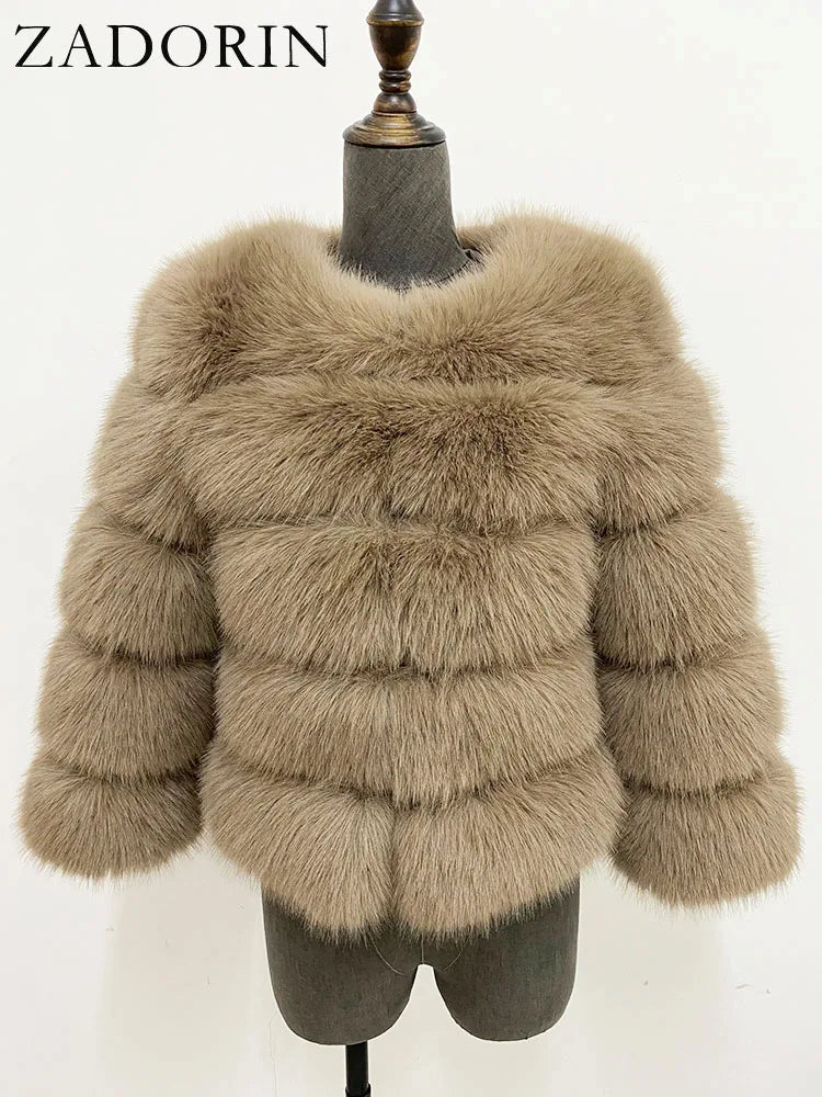 Cappotto in Pelliccia Sintetica Donna – Fluffy Elegante Invernale - Veyla