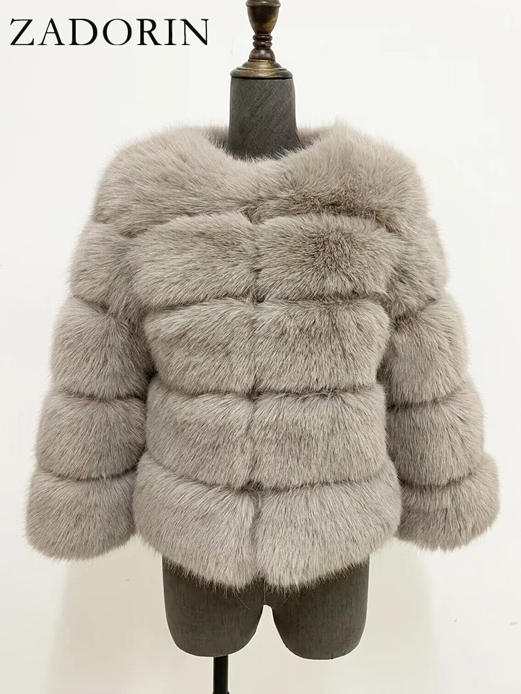 Cappotto in Pelliccia Sintetica Donna – Fluffy Elegante Invernale - Veyla