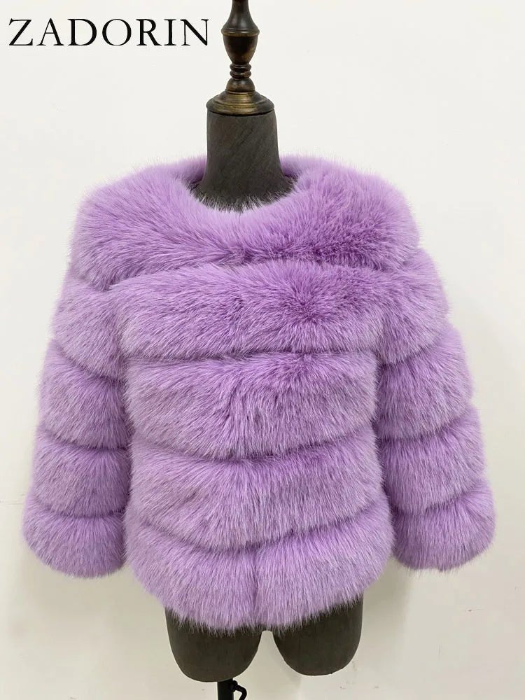 Cappotto in Pelliccia Sintetica Donna – Fluffy Elegante Invernale - Veyla