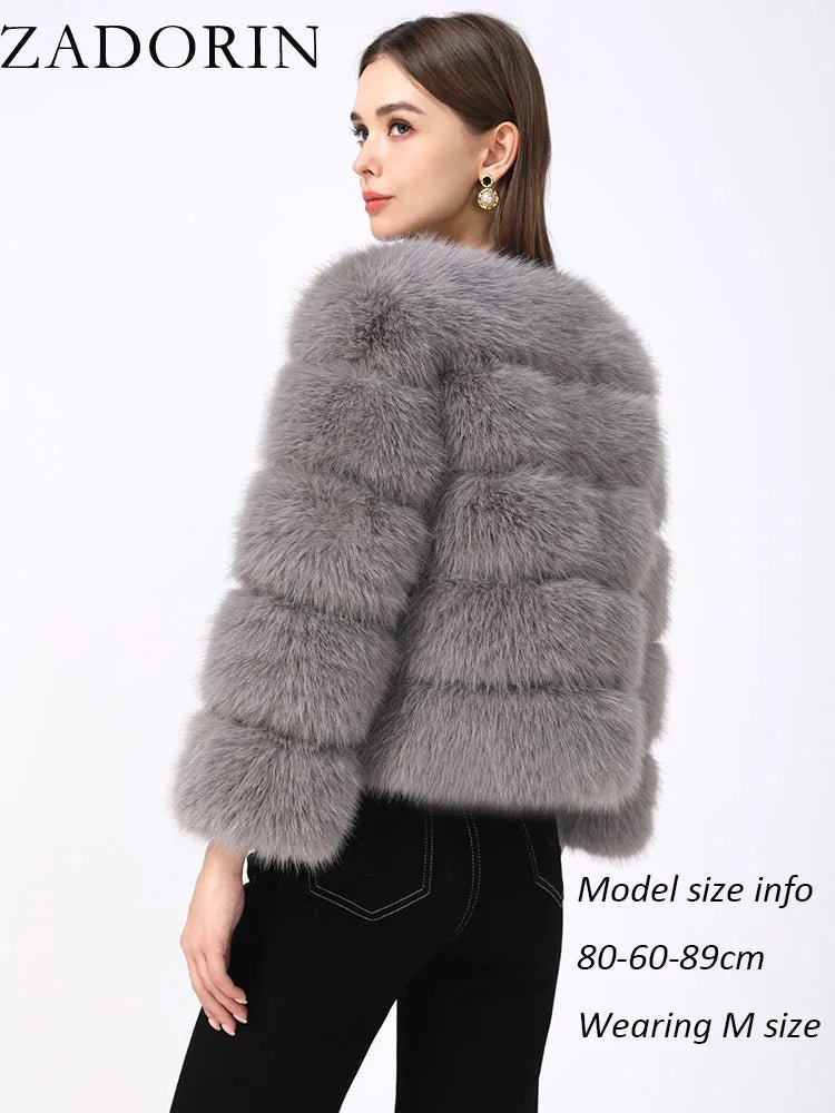 Cappotto in Pelliccia Sintetica Donna – Fluffy Elegante Invernale - Veyla