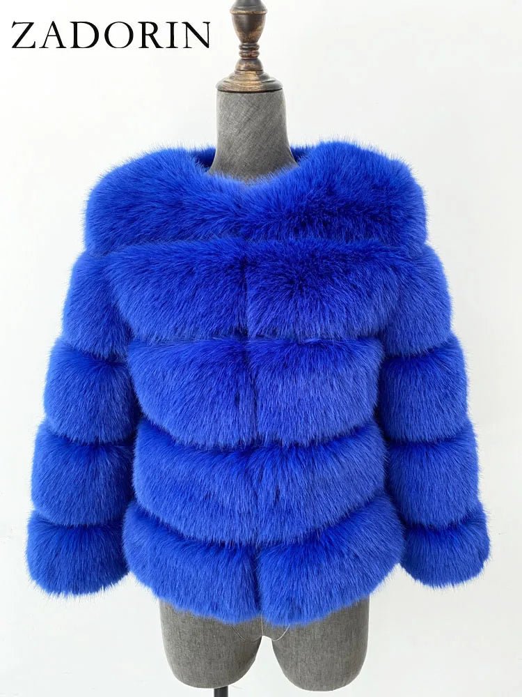 Cappotto in Pelliccia Sintetica Donna – Fluffy Elegante Invernale - Veyla