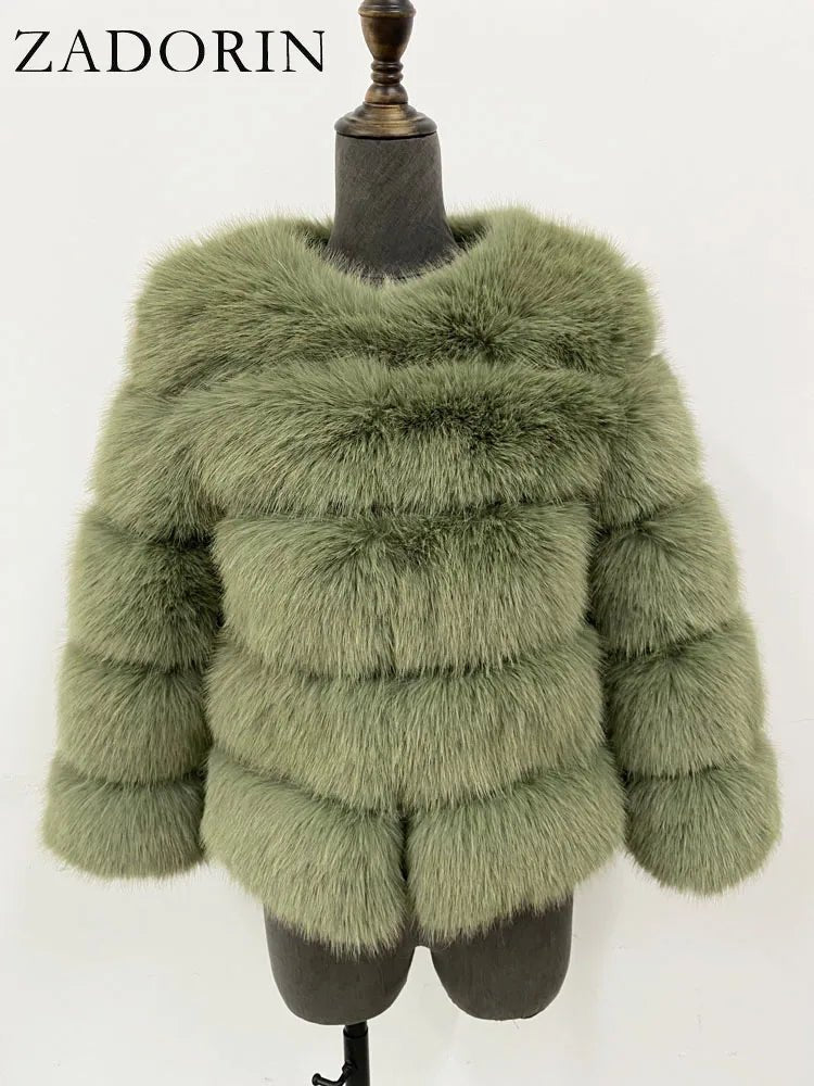 Cappotto in Pelliccia Sintetica Donna – Fluffy Elegante Invernale - Veyla