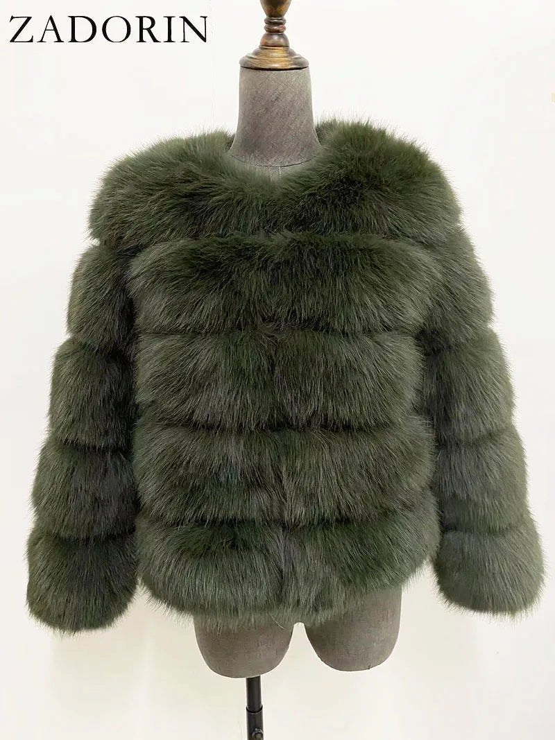 Cappotto in Pelliccia Sintetica Donna – Fluffy Elegante Invernale - Veyla