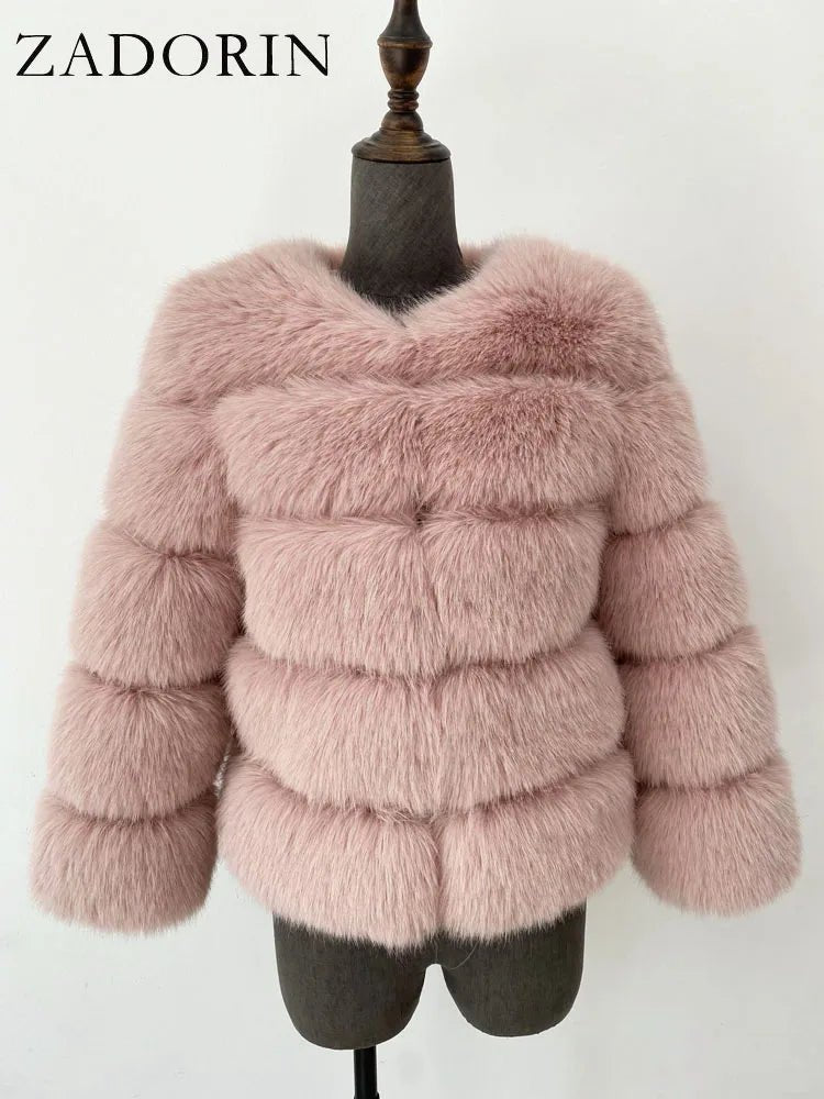 Cappotto in Pelliccia Sintetica Donna – Fluffy Elegante Invernale - Veyla