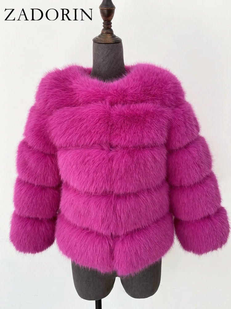 Cappotto in Pelliccia Sintetica Donna – Fluffy Elegante Invernale - Veyla