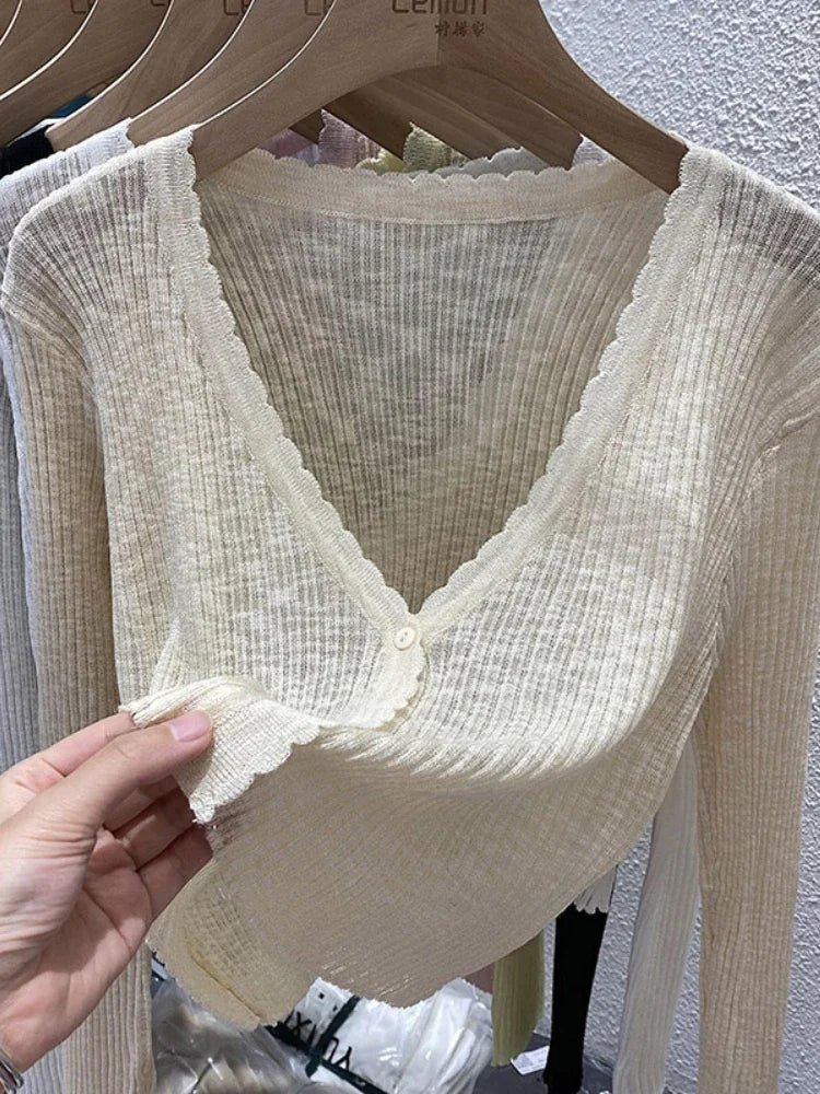 Cardigan Donna Estivo in Seta Ghiaccio – Protezione UV Leggero con Gonna a Strati - Veyla