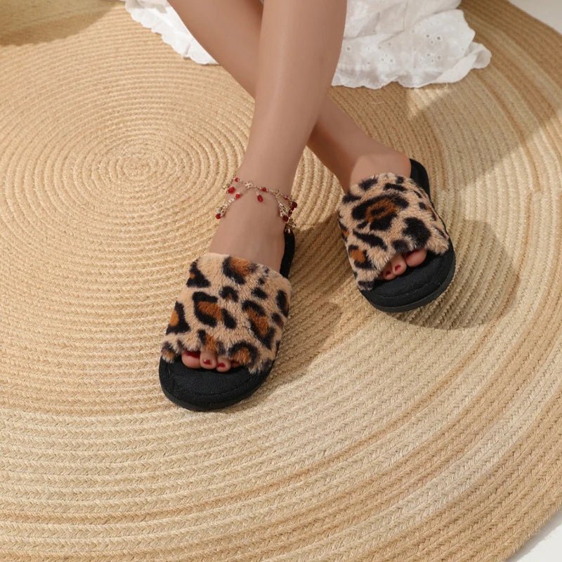 Ciabatte Donna in Cotone Peluche – Pantofole Calde Leggere EVA Antiscivolo Autunno Inverno - Veyla