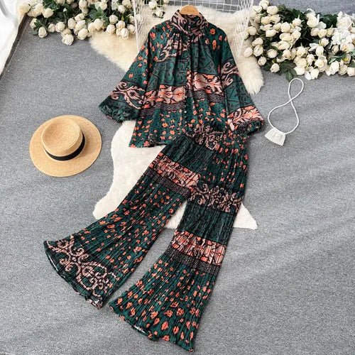 Completo Donna Due Pezzi – Maglia e Pantaloni Coordinati - Veyla