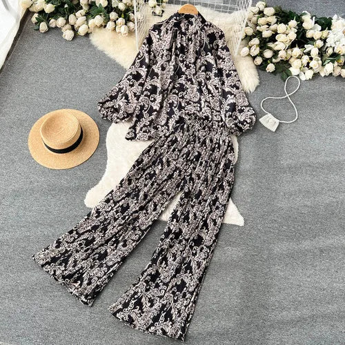 Completo Donna Due Pezzi – Maglia e Pantaloni Coordinati - Veyla
