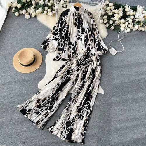 Completo Donna Due Pezzi – Maglia e Pantaloni Coordinati - Veyla