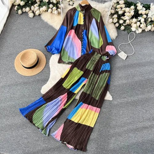 Completo Donna Due Pezzi – Maglia e Pantaloni Coordinati - Veyla