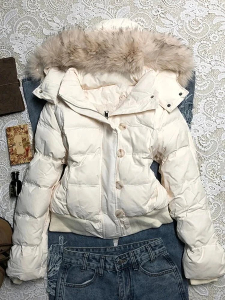 Giacca Donna Pelliccia Sintetica Retro – Parka Harajuku Vintage Americano Gothic Punk 2026 - Veyla