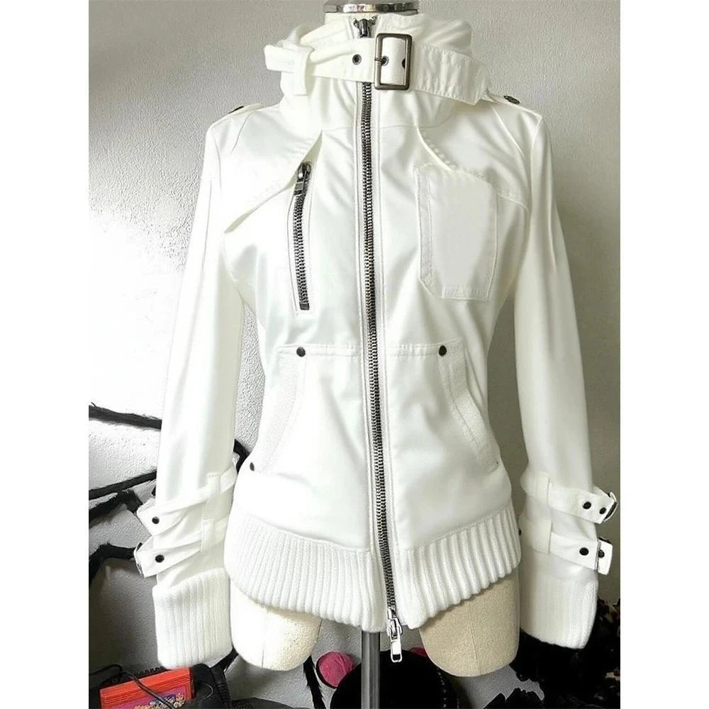 Giacca Donna Pelliccia Sintetica Retro – Parka Harajuku Vintage Americano Gothic Punk 2026 - Veyla