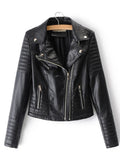 Giacca Slim in Ecopelle con Cerniera – High Street - Veyla