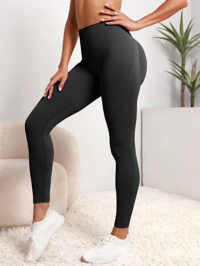 Leggings Donna Sportivi Push Up – Vita Alta Fitness Yoga Palestra Senza Cuciture - Veyla