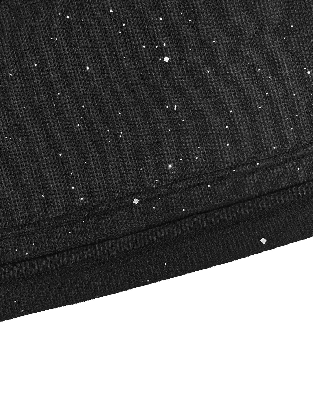 Mini Abito con Maniche a Mantella e Paillettes – Senza Spalline, Club & Party - Veyla